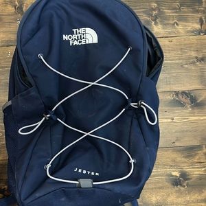 The North Face - Jester Backpack - Navy w Silver